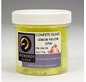 Confetti - Uroboros - COE 96 - Lemon yellow opaque