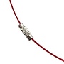 Stalen ketting - rood - 45 tot 50 cm - 1mm