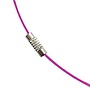 Stalen ketting - fuchsia - 45 tot 50 cm - 1mm