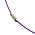 Stalen ketting - paars - 45 cm - 1mm