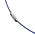 Stalen ketting - blauw - 45 cm - 1mm