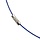 Stalen ketting - blauw - 45 cm - 1mm