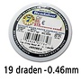 Beadalon 19 draden - Staalkleur - 0.46mm - 9.2m