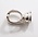 Clipsluiting parels - zilver - 7 tot 7.5 mm