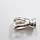 Clipsluiting parels - zilver - 7 tot 7.5 mm
