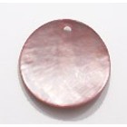 Schijf - Roze - Schelp - 20.4mm