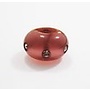 Rondel strass - Bordeaux rose - Resin - 14mm