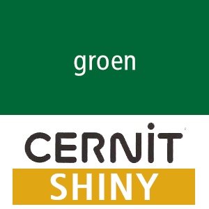 Cernit Cernit SHINY Groen (89-600) - 56 gram