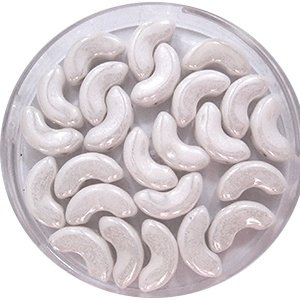 Arcos® par Puca® - Opaque White Luster - 5x10mm