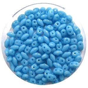 Matubo - MiniDuo - Opaque Blue Turquoise - 2x4mm