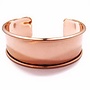 Armband met boord - Rosé goud - 24x66mm