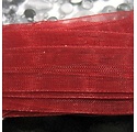 Organza - Rood - 12 mm
