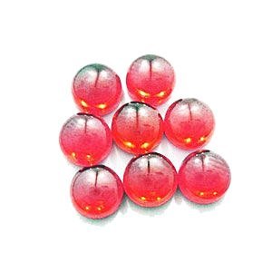 Zirconia cabochon - Rood - 4mm tot 8mm