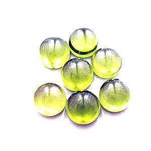 Zirconia cabochon - Licht groen - 4mm tot 8mm