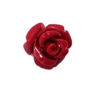 Bloem - 10 mm - synthetisch - koraalrood