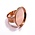 Ring - ronde plateau - Rosé goud - 24x2.4mm