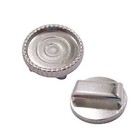 Schuiver vintage voor 20mm cabochon - Zilver kleur- gat 14mm