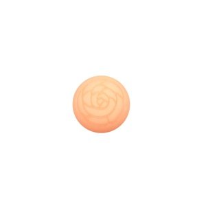 Rond bloem - Mat - Light peach - Polaris - 12mm