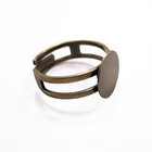 Ring - 13 mm - bronskleur - S:18 mm