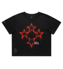 Ladies Crop Falling Stars