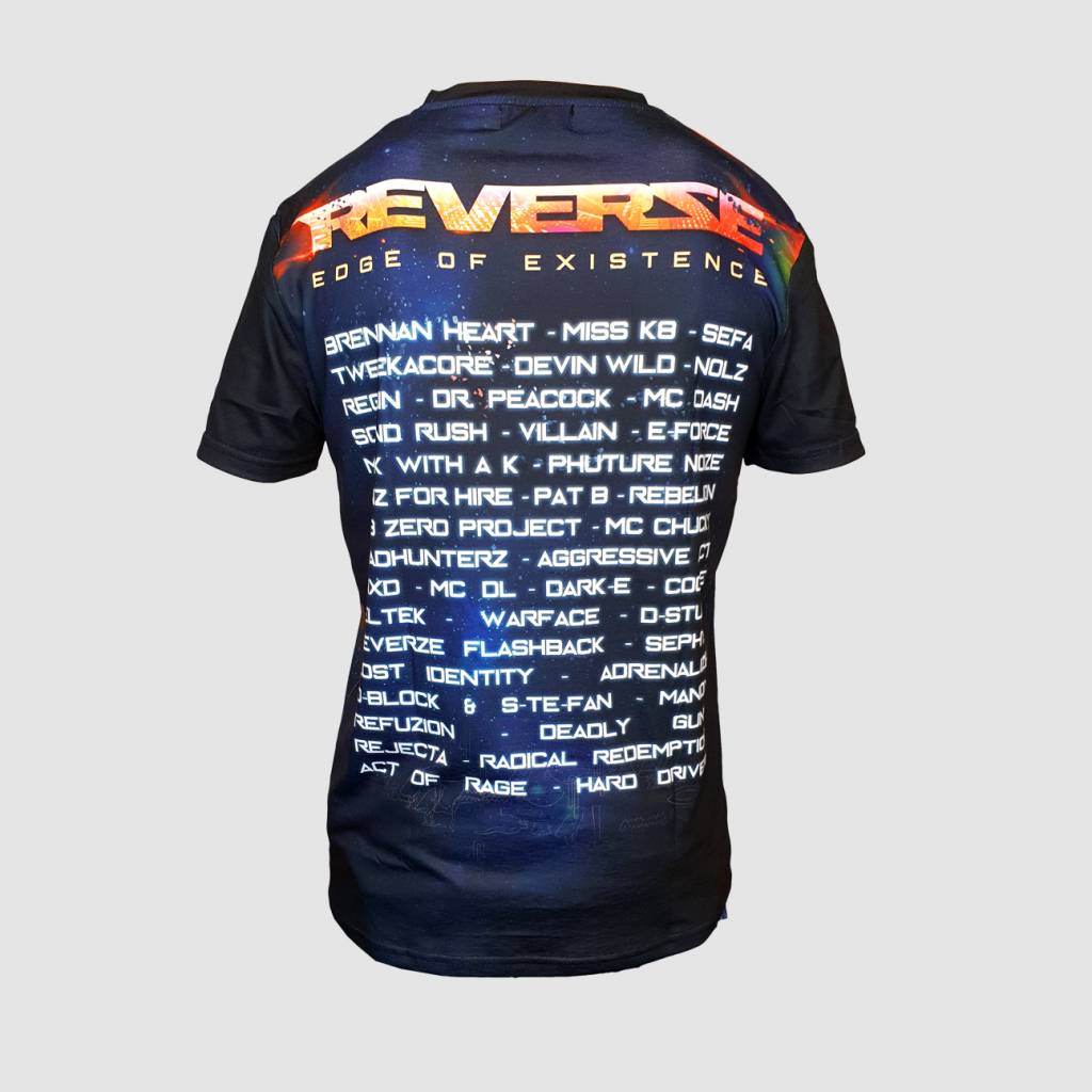 Reverze 2019 - Edge Of Existence Official Line-Up T-shirt