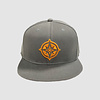 The Qontinent - Orange Compass Snapback