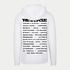 Wake Of The Warrior  - White Line Up Hoodie