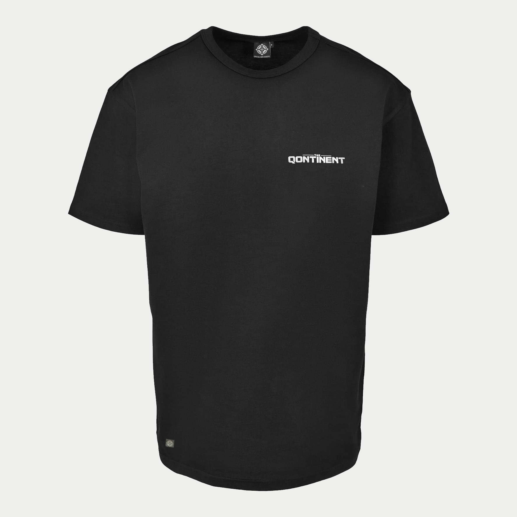 The Qontinent - Black T-shirt