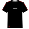 Contrast Taped T-shirt - Black & Red