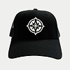 The Qontinent - Black Trucker Cap