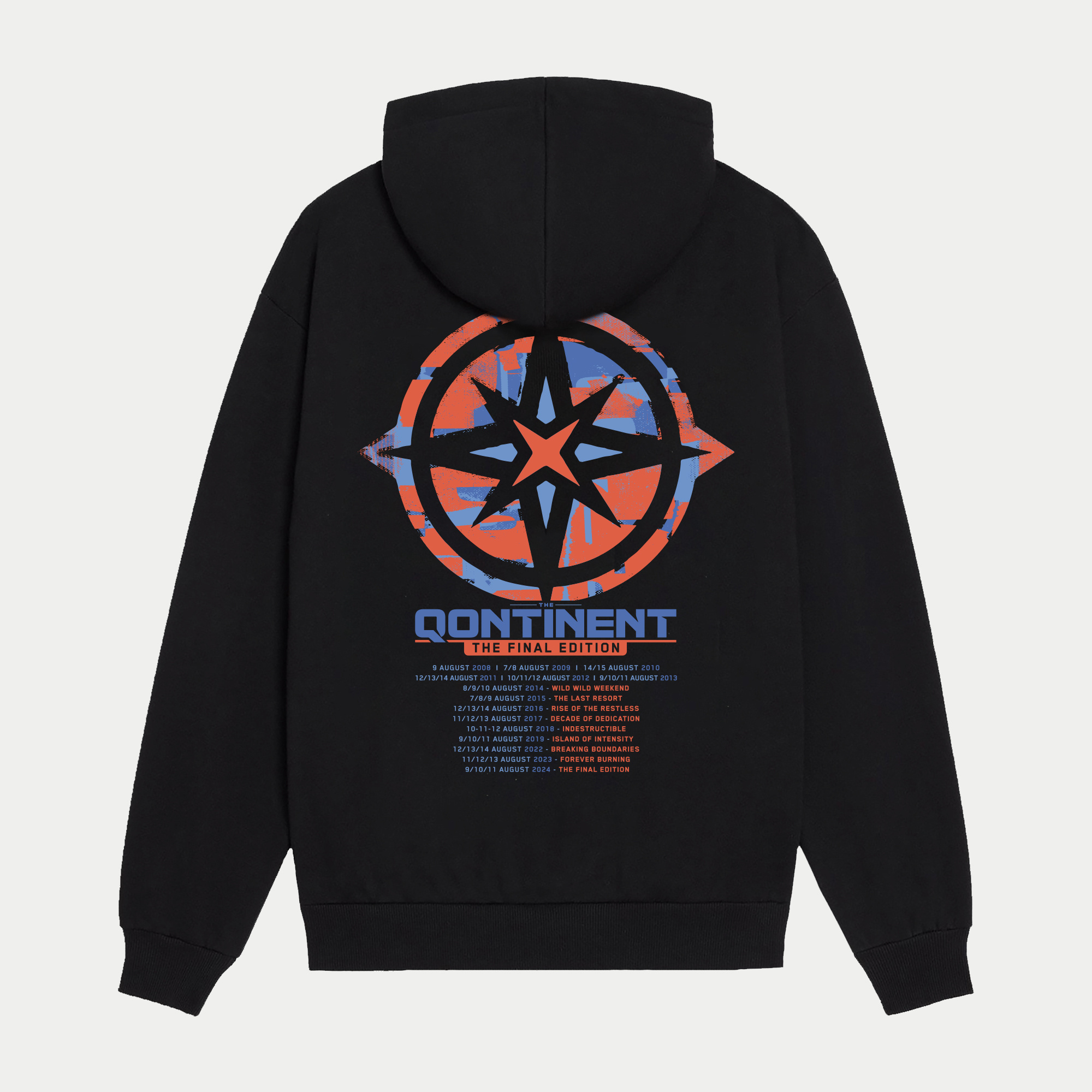 The Qontinent - Final Edition Black Hoodie  | Limited Restock