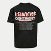 I Survived The Qontinent - Black T-Shirt | Limited Restock