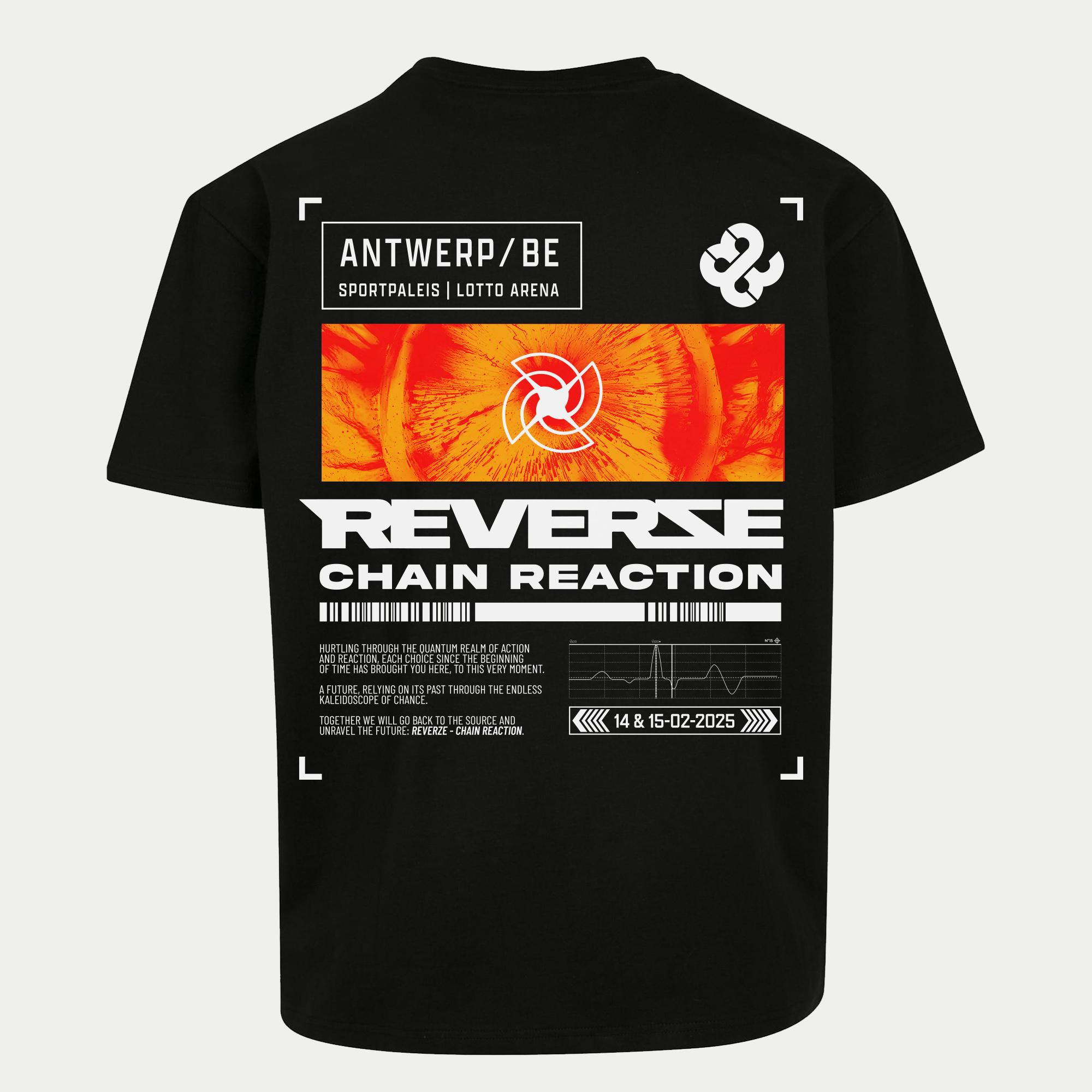 Reverze - Official Chain Reaction Black T-Shirt