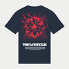 Reverze - Chain Reaction Navy Blue T-Shirt