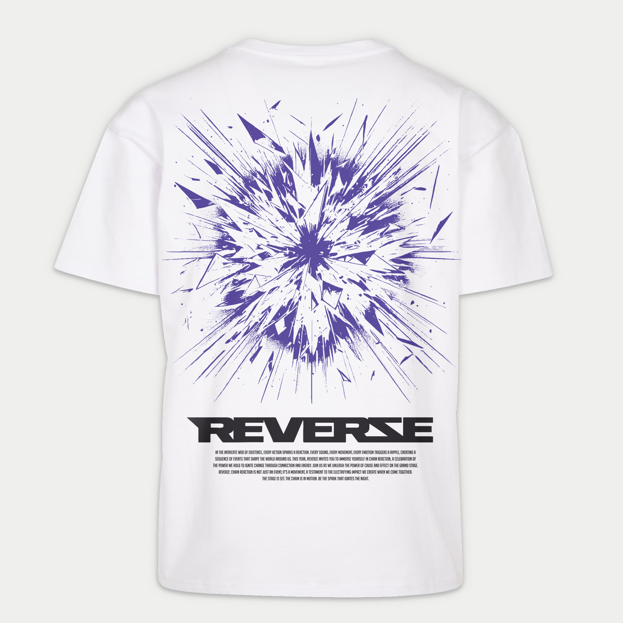 Reverze - Chain Reaction White T-Shirt