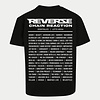 REVERZE - Chain Reaction Black/ White Line Up T-Shirt