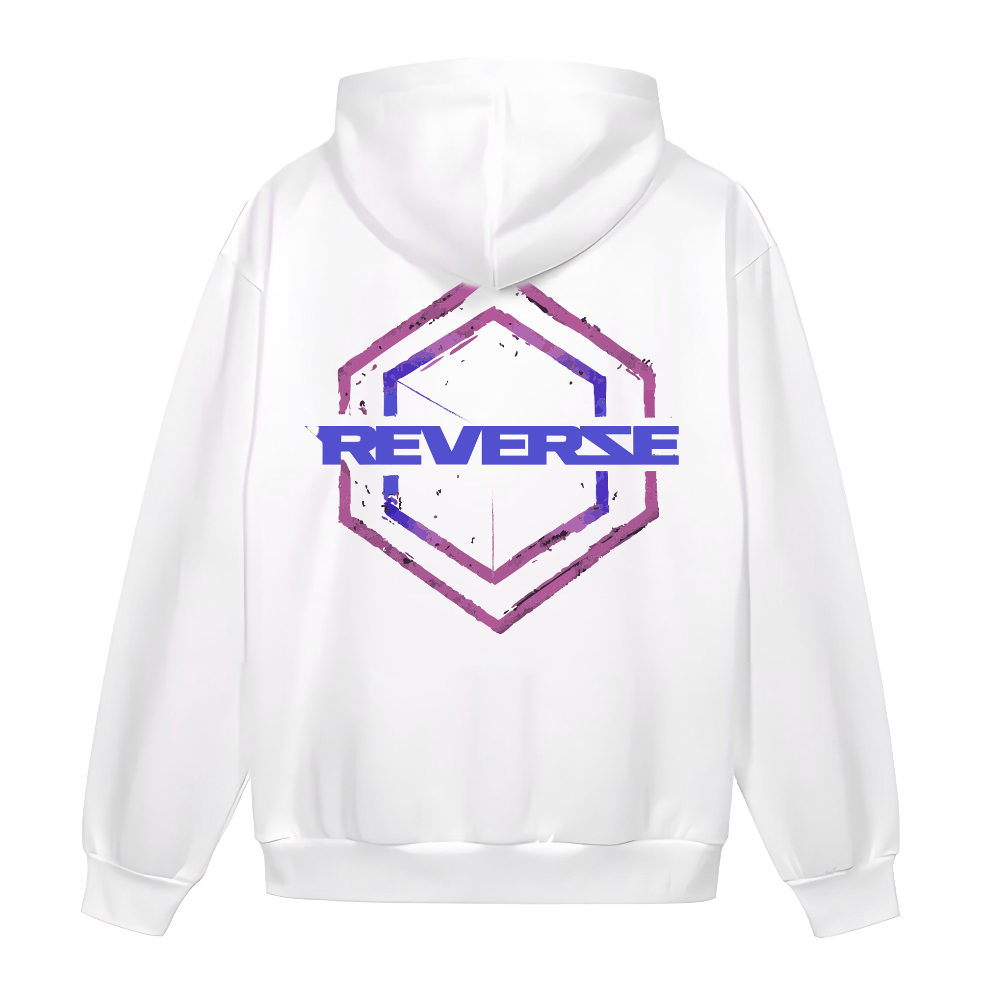 Reverze - Cube Core Hoodie White