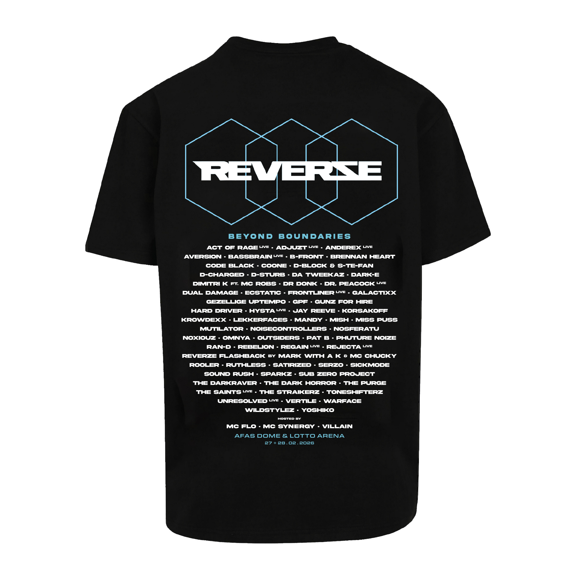 Reverze - Beyond Boundaries  Ltd. T-Shirt  Black