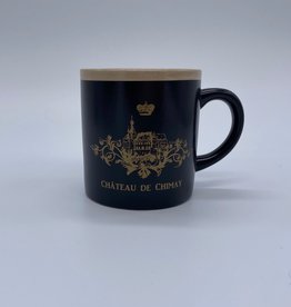 Château de Chimay Tasse café noir/or