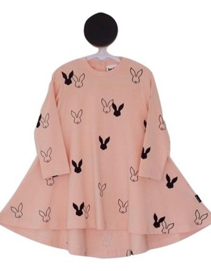 Deer One Deer One Peach bunny Love Swing jurk