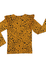 CarlijnQ CarlijnQ - Spotted Animal ruffled longsleeve