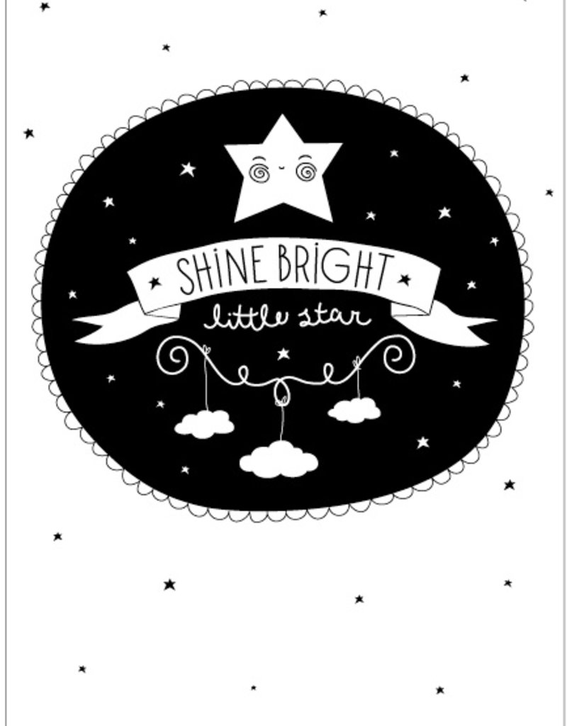 A Little Lovely Company A Little lovely company: Shine Bright poster dubbelzijdig