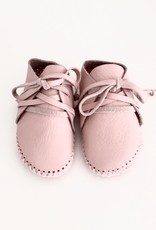 Huize Smit Handgemaakte leren babyschoentjes laag roze