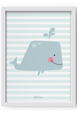 Eef Lillemor Giant Whale poster A3