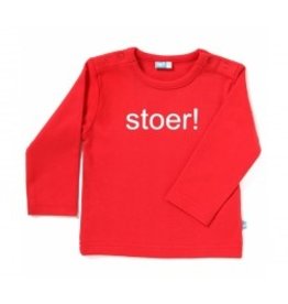 Lief! Lief! T-shirt lange mouw Stoer! rood