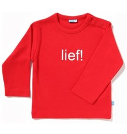 Lief! Lief! T-shirt lange mouw rood