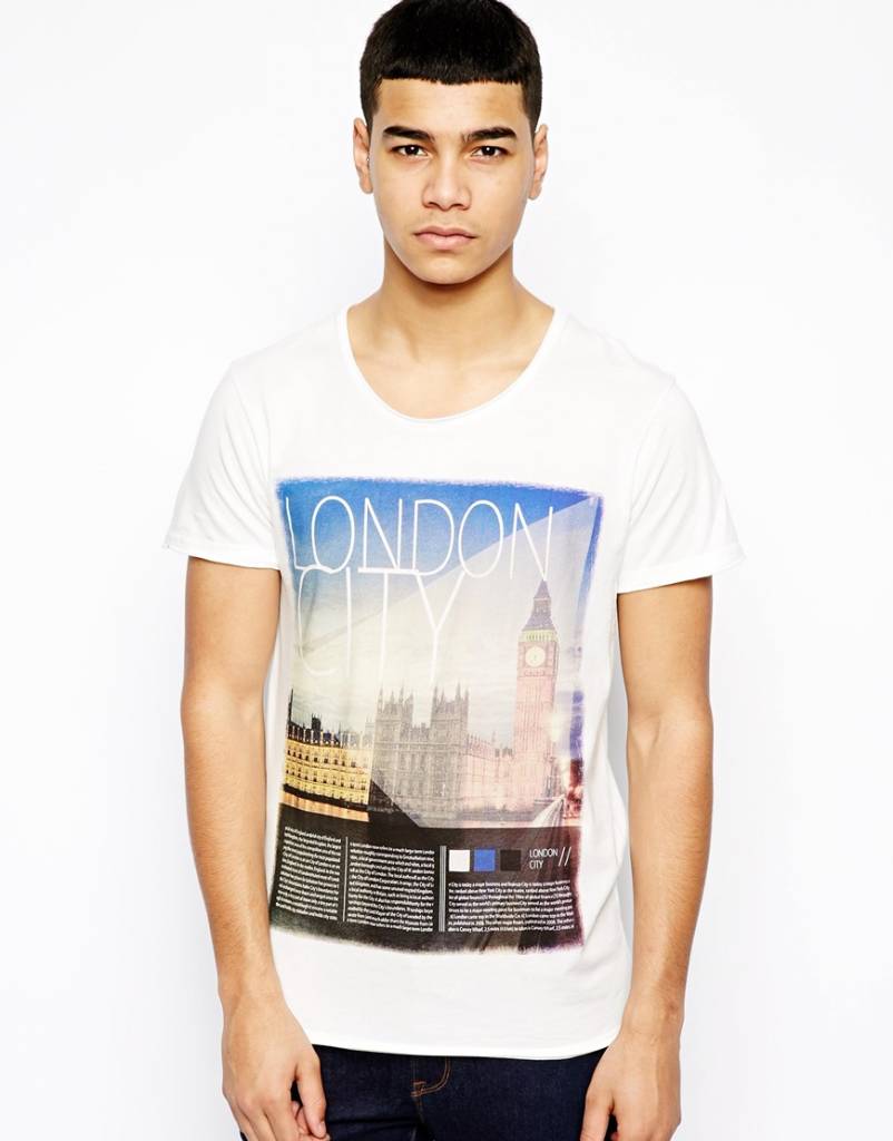 T-shirt met London print