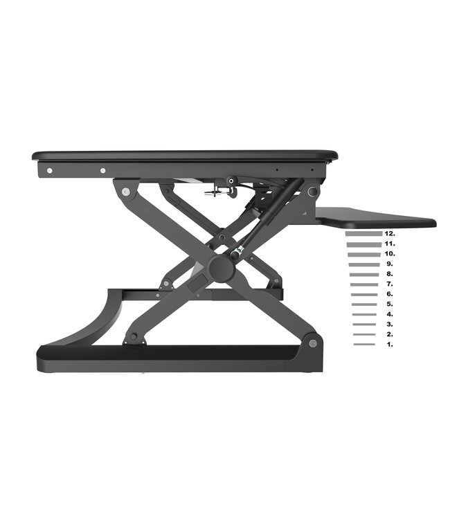 Updesk XL - Zit-sta verhoger