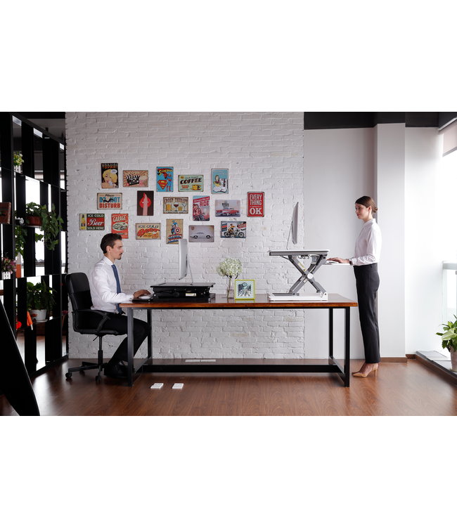 Updesk XL - Zit-sta verhoger