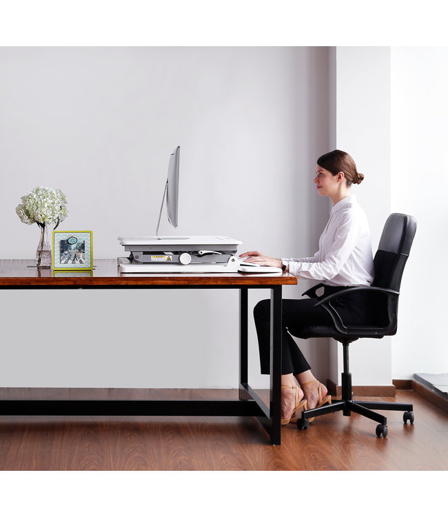 Updesk XL - Zit-sta verhoger